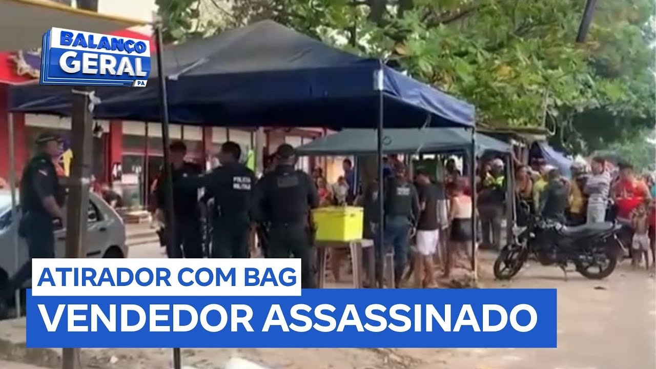 Vendedor é assassinado com tiros na cabeça em feira de Belém
