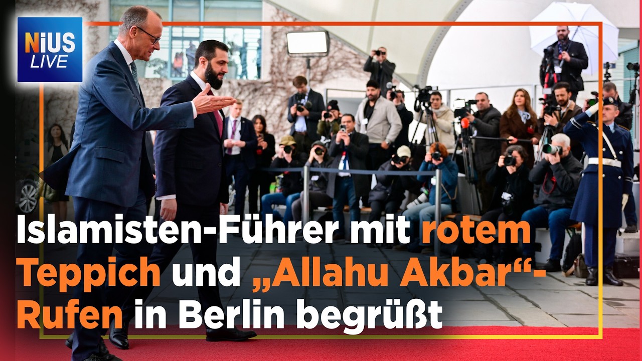 Merz hofiert Islamisten: 800.000 Syrer zur&uuml;ck &ndash; Realit&auml;t oder M&auml;rchen? | NIUS Live vom 31.03.2026