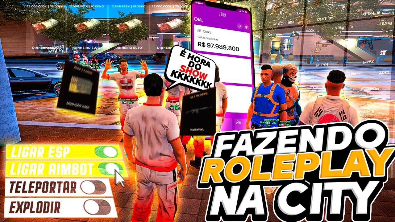 Fazendo RP Na Lavagem: Comprei um QG Pra Farmar 1000% Sozinho e Isso Aconteceu! #tikimenu