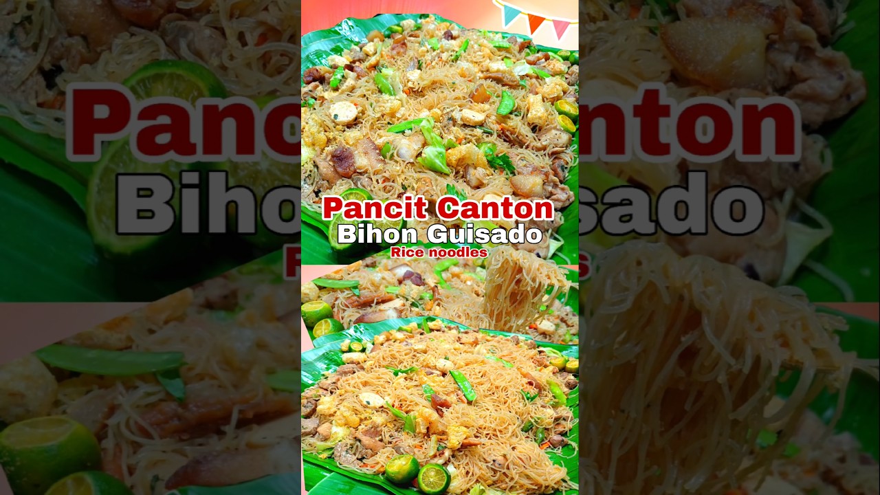 How to cook Pancit Canton Bihon Guisado Recipe Negosyo | Stir fry noodles Filipino Street Food
