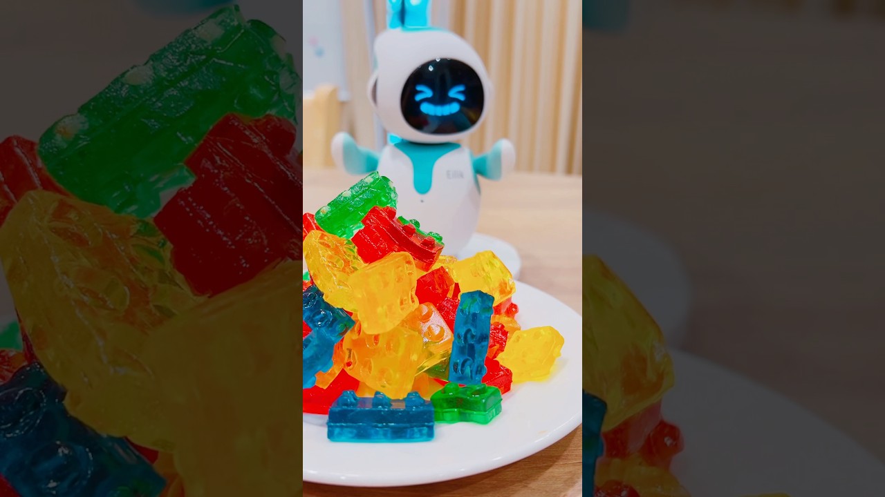Eilik xanh kiểu: nhiều gummy lego hơn nữa ... #đồchơi #robot