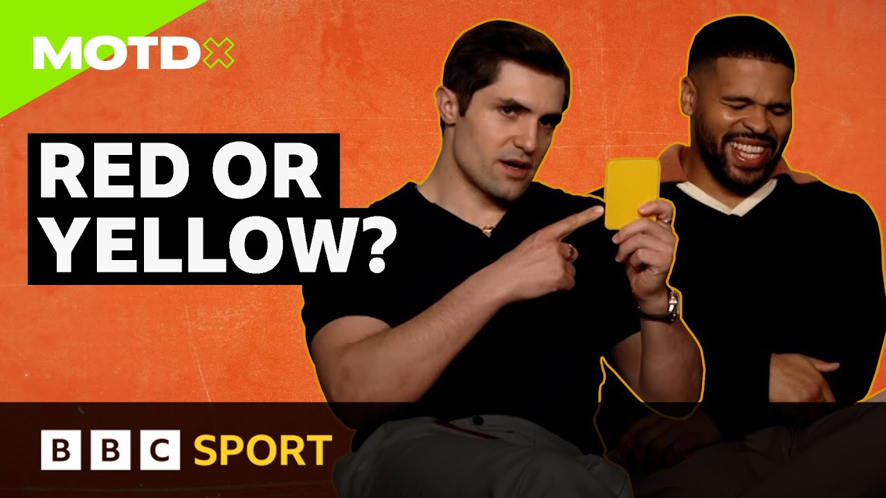 'I have a red card already!' - Ted Lasso stars play Red Card Yellow Card | MOTDx
