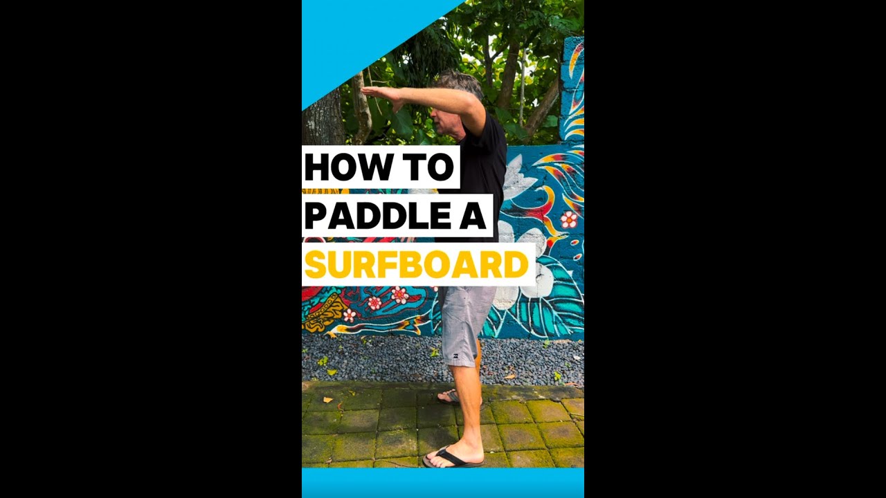 Surfing Paddling Tutorial #balisurfing #surftips