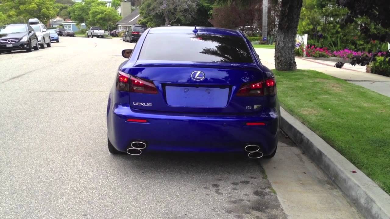 Lexus ISF Meisterschaft Exhaust
