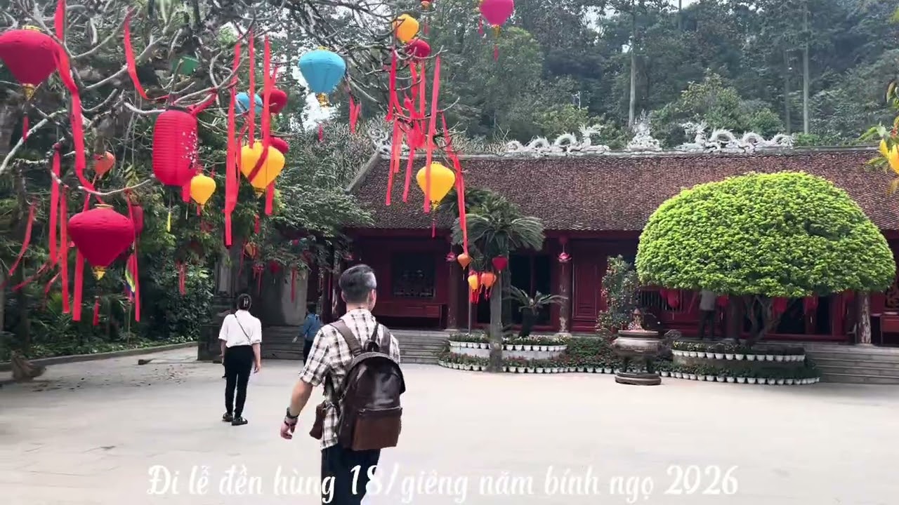 Hưng diệp đi lễ đền hùng 18/giêng năm bính ngọ 2026