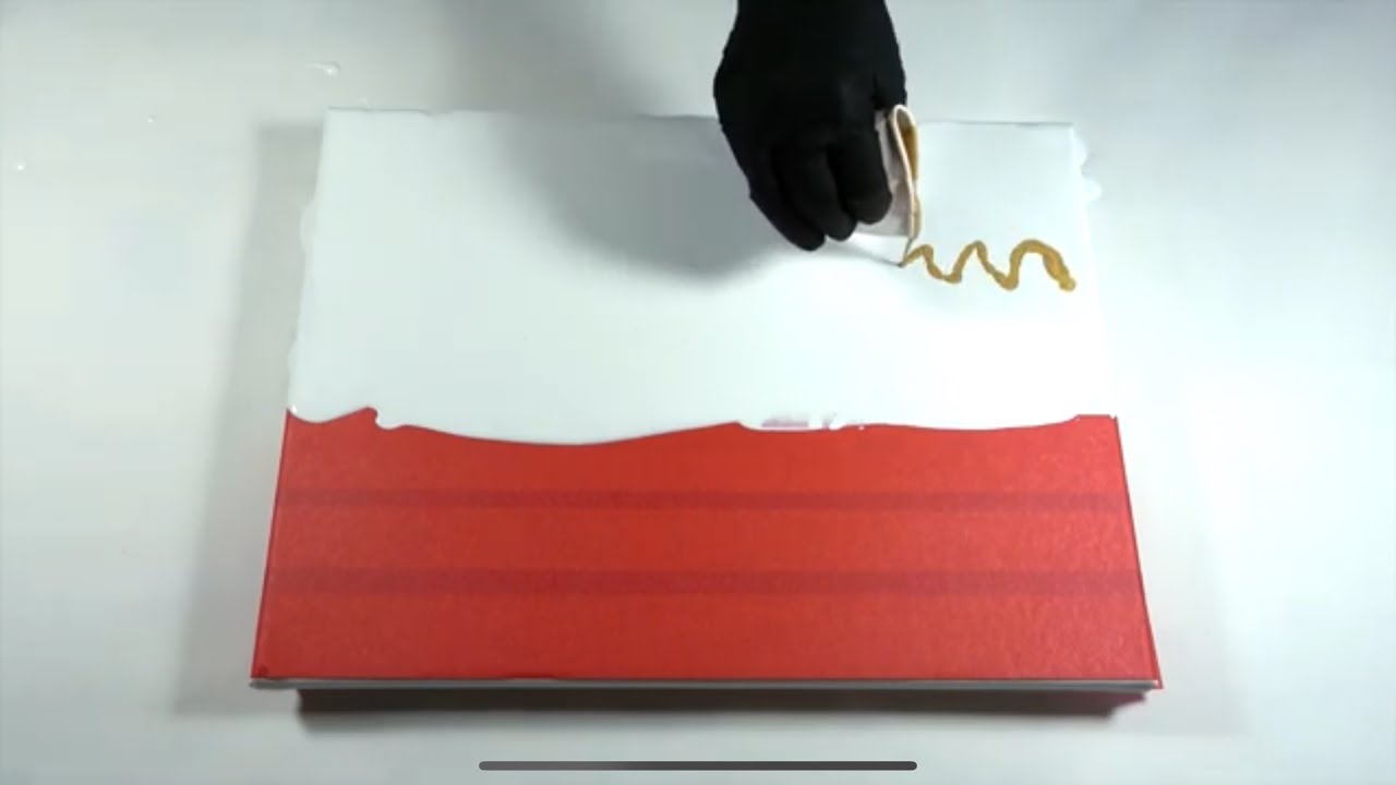 1:2 Dutch Pour —  Different Technique — New Ideas for Fluid Art — Painting Process