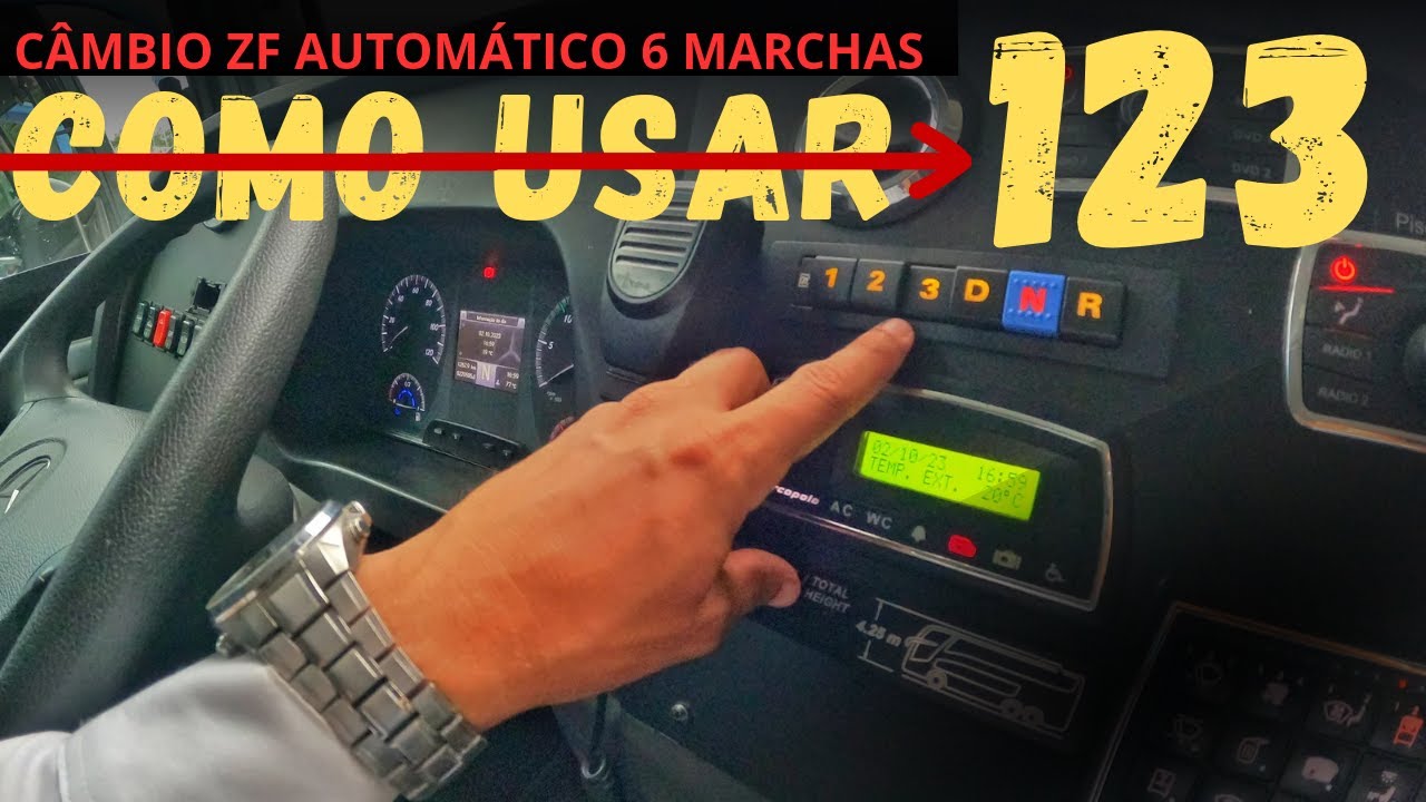 (123) DO CÂMBIO ZF COMO MANUSEAR