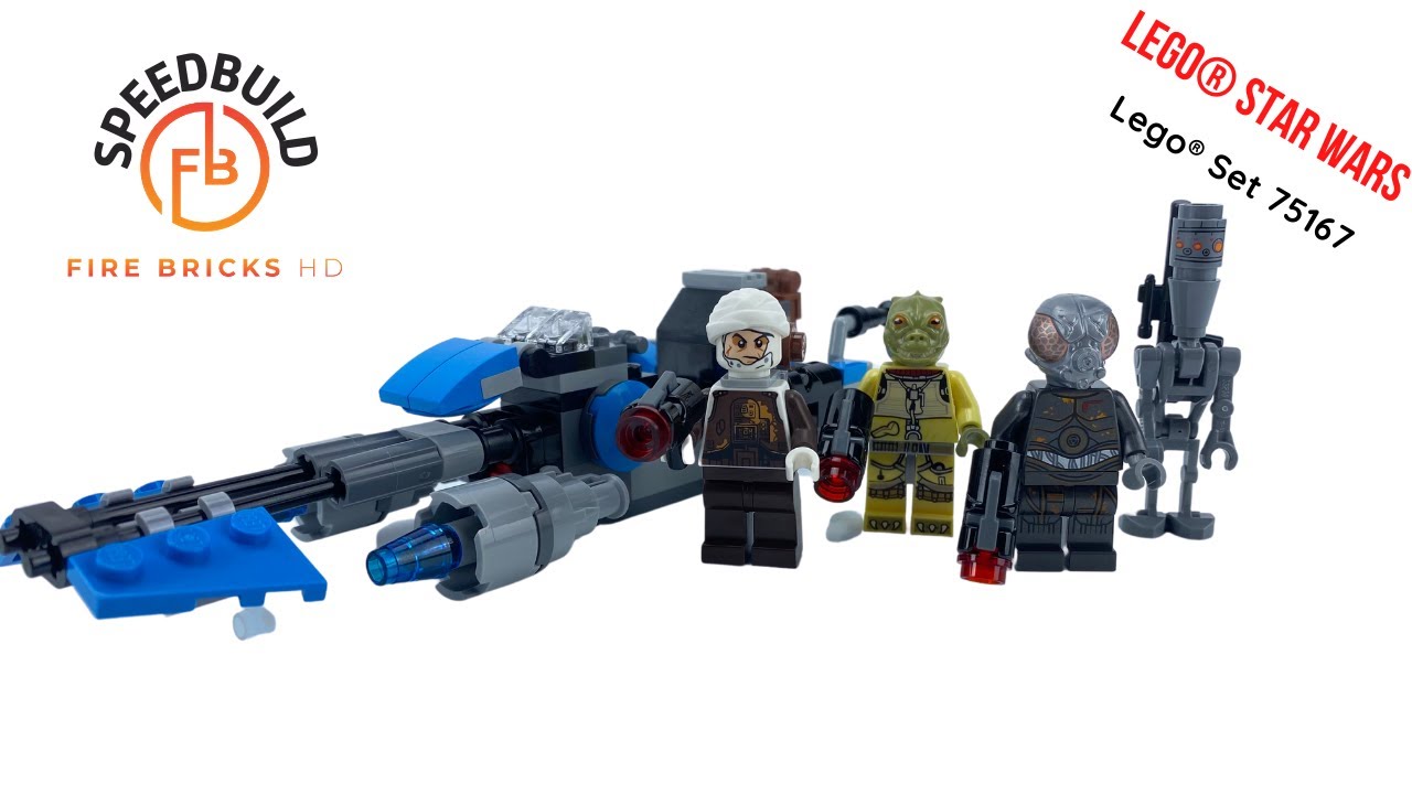 LEGO&reg; Star Wars Bounty Hunter Battle Pack set 75167 - Lego Speed Build