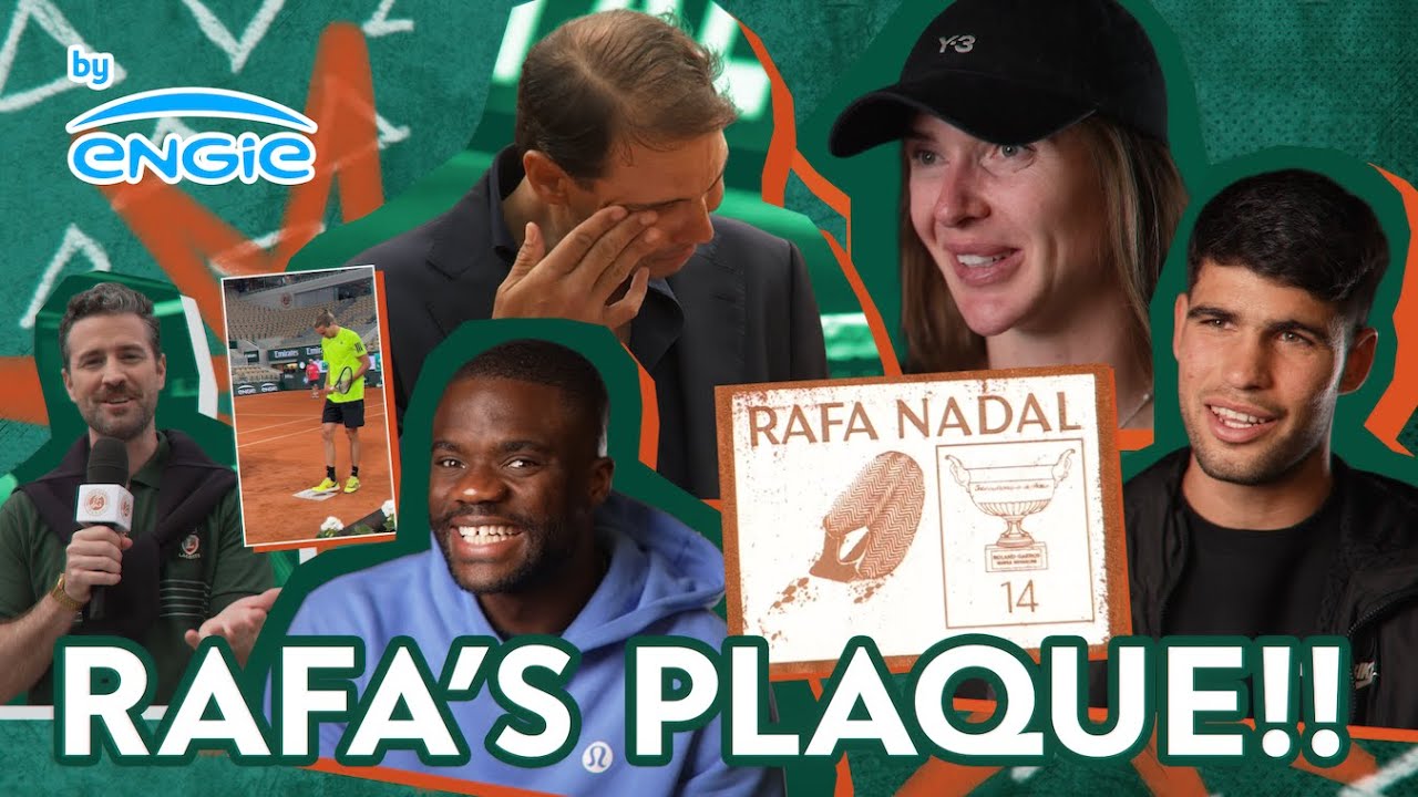 In difficult moments I will go to it” Players REACT to Nadal plaque | From Paris with Clay by Engie