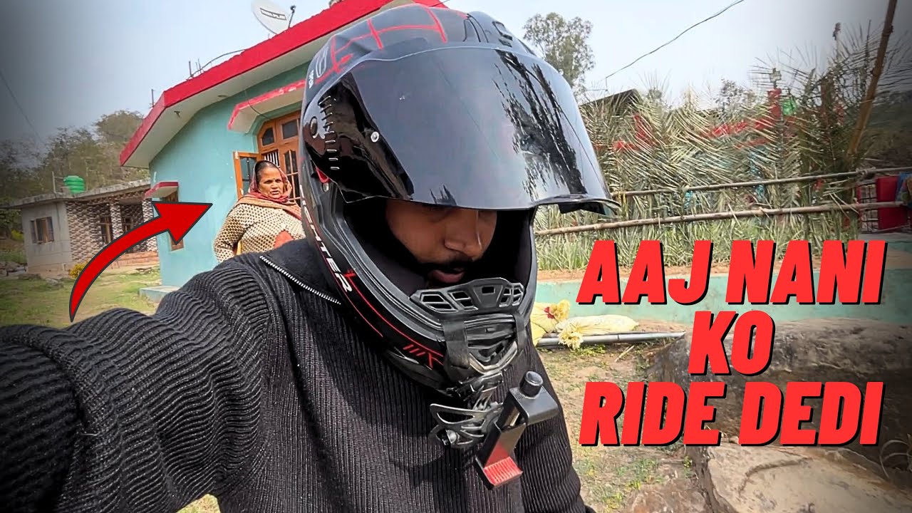 Aaj Nani Ko Pehli Baar Ride Di 😱❤️ 