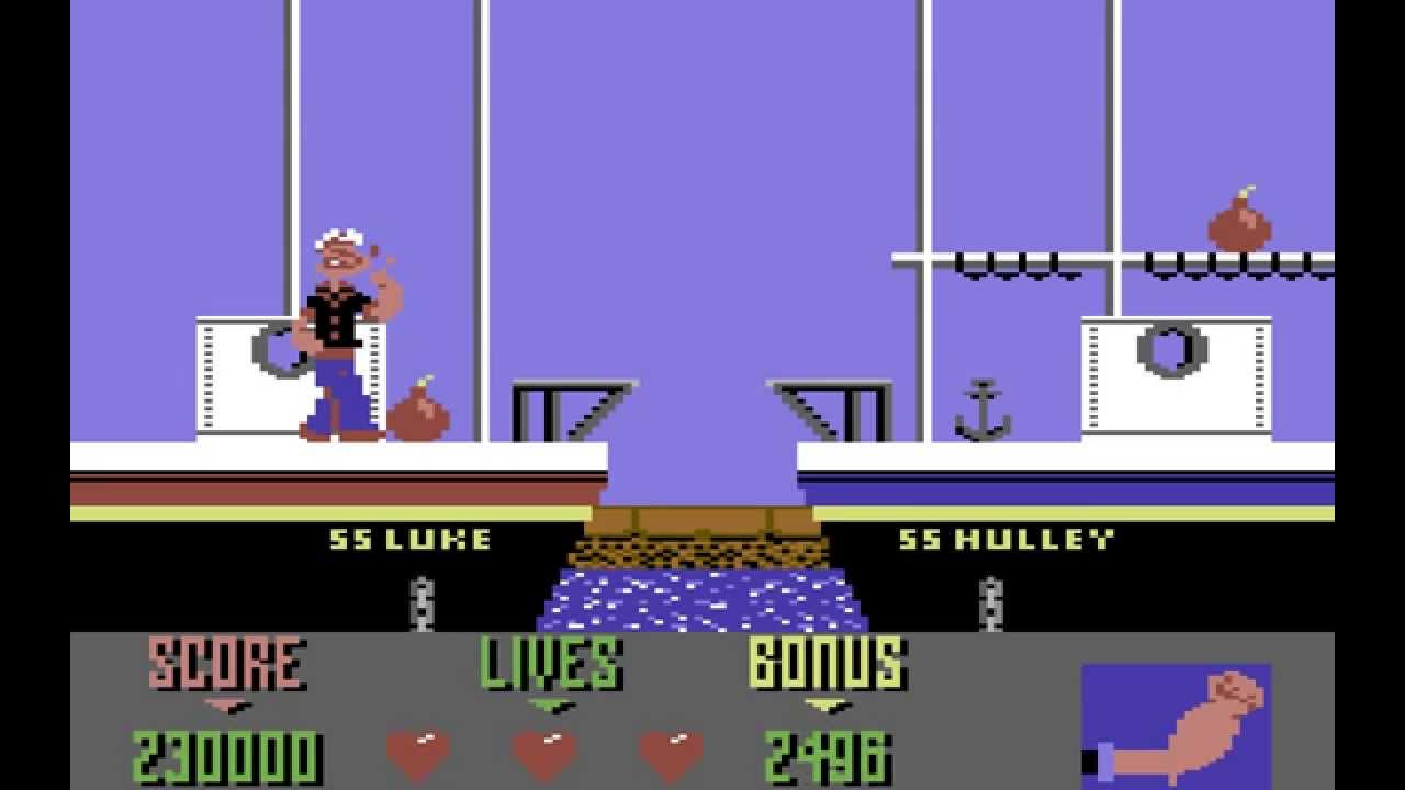 Popeye 2 Longplay (C64) [50 FPS]