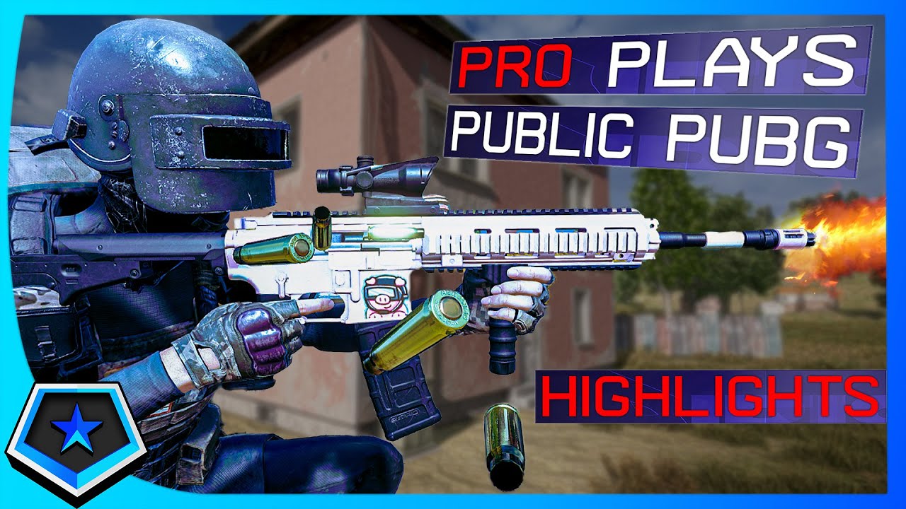 THIS IS HOW IT LOOKS LIKE : WHEN PRO PLAYS PUBLIC PUBG GAMES.