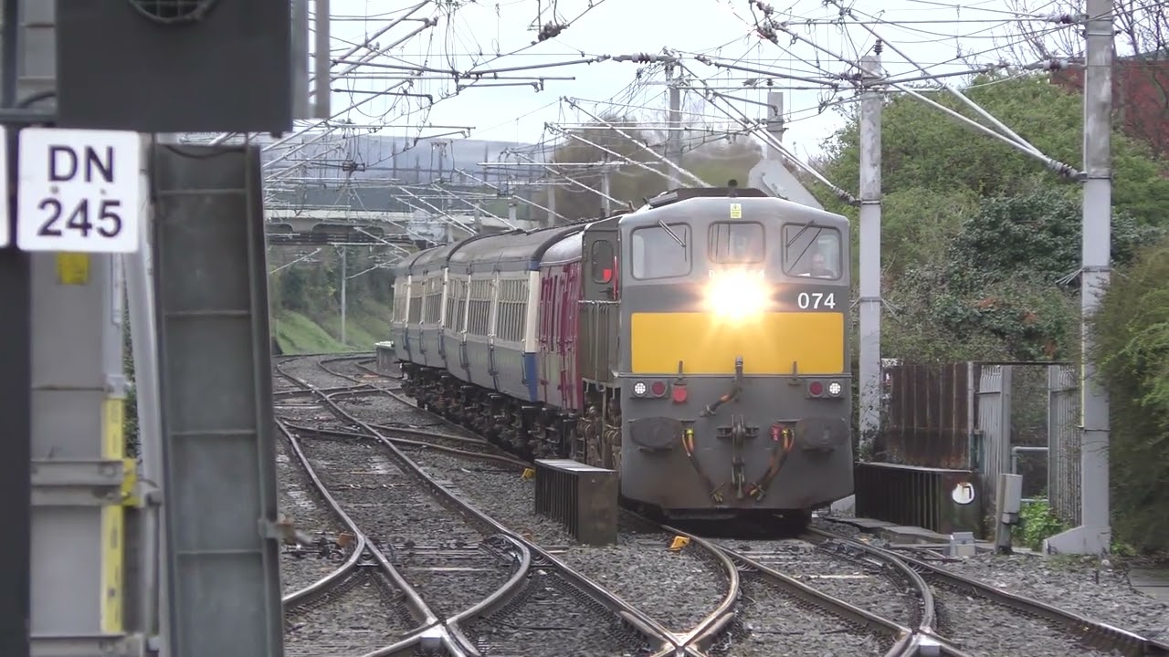 Irish Rail 071 Class GM Loco 074 on 