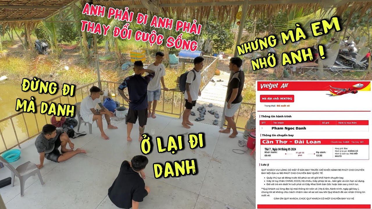 TNB - Danh Đặt Vé Máy Bay Đi Đài Loan Làm Với Mẹ Để Thay Đổi Cuộc Sống