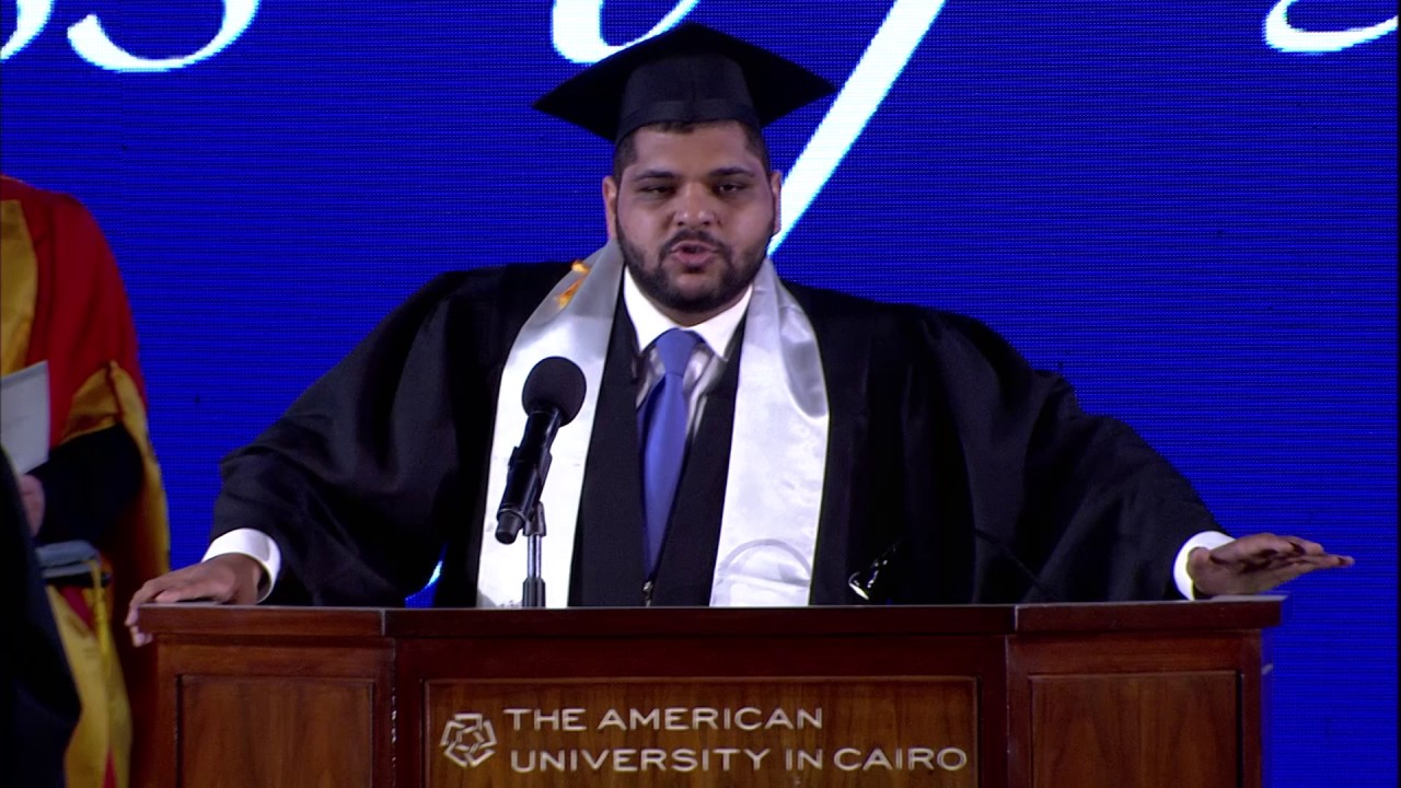 Spring 2017 Undergraduate Commencement Class Representative Speech | Ali Assem Shaltout