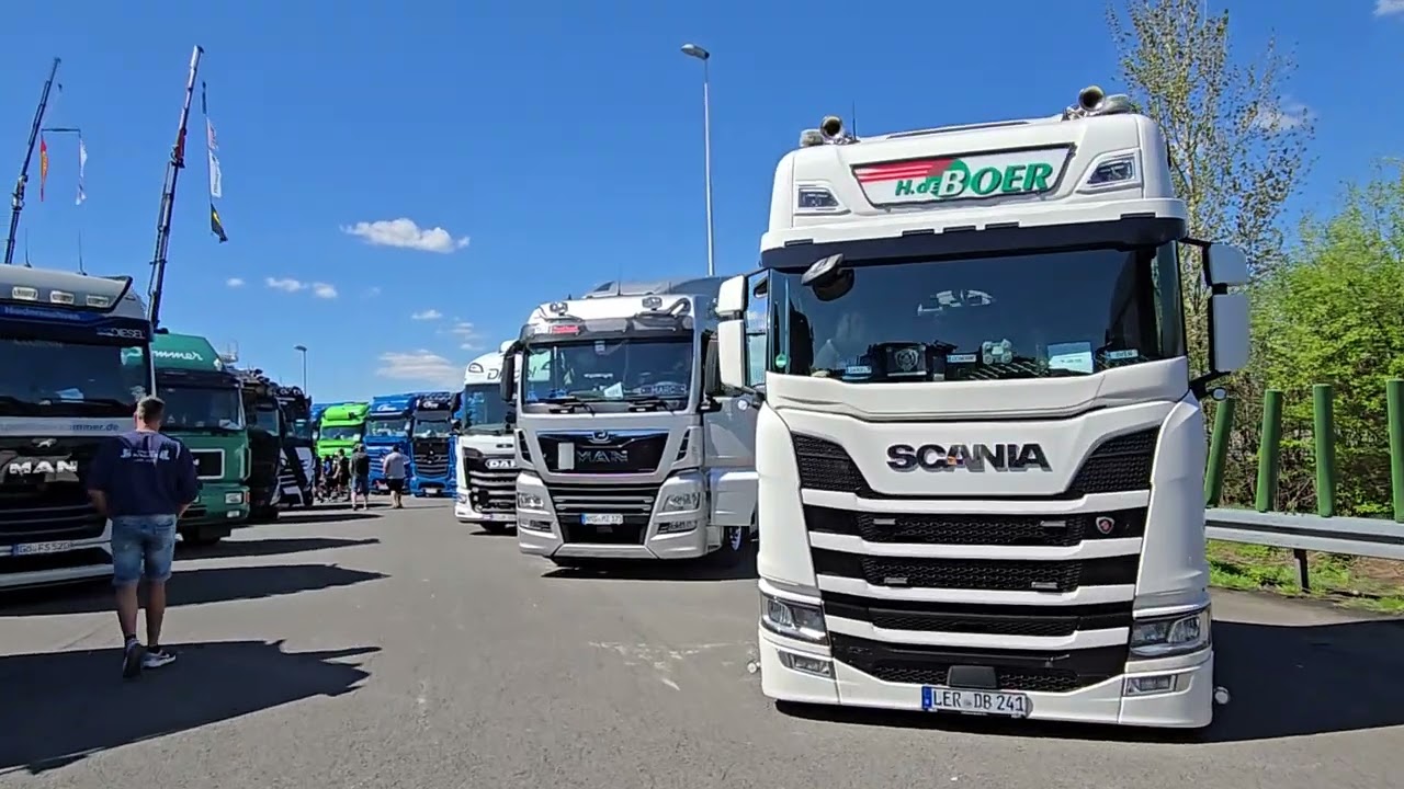 Truckspotting Teil 1 bis 3(Kassel Truck Show Rüssel Lohfelden)