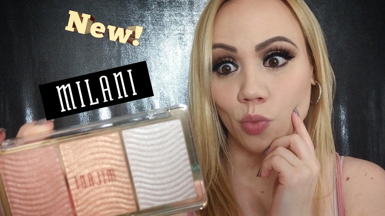 NEW *Milani* Stellar Lights Highlighter Palette Review & Swatches (Rose Glow) 2018