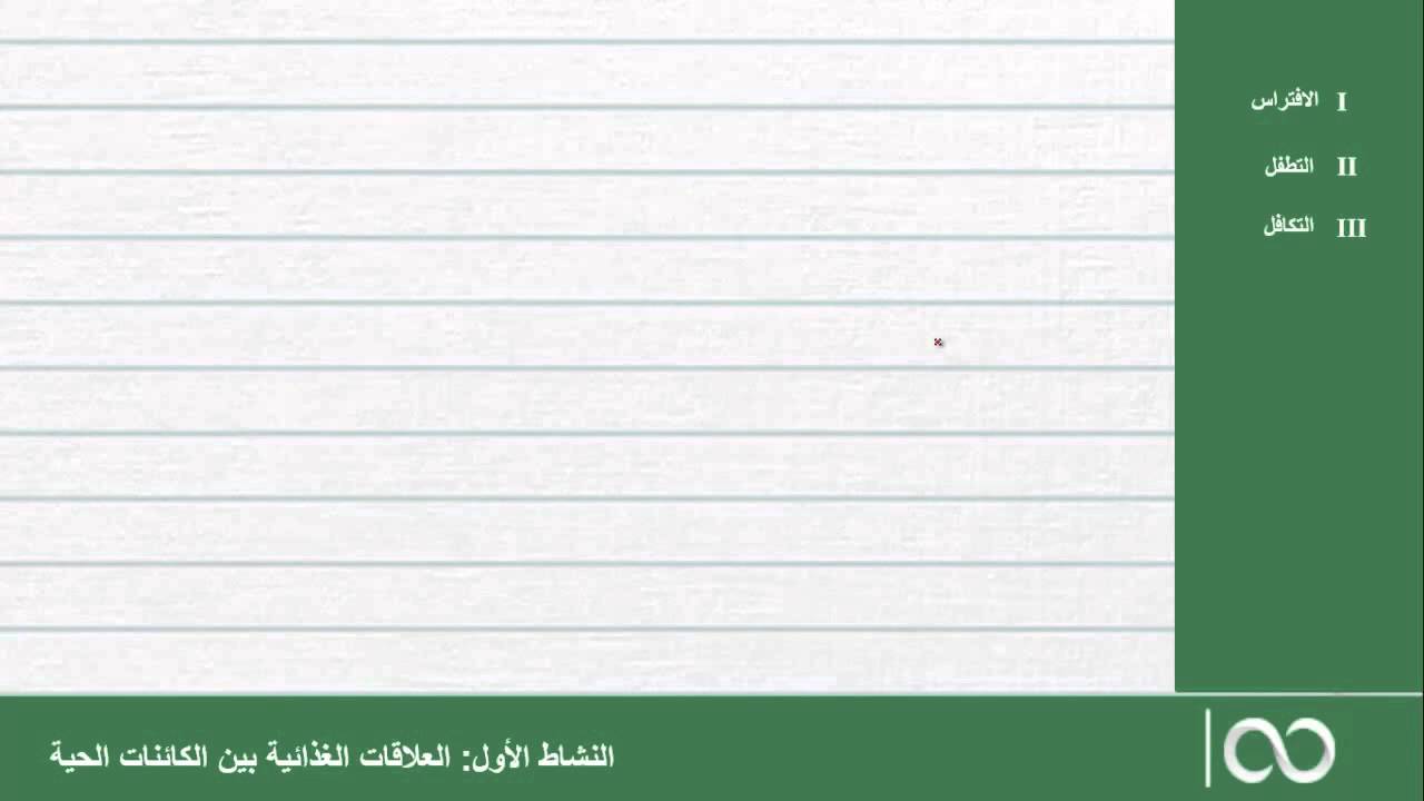الجذع المشترك العلمي  | الحصة 24: أنواع العلاقات الغذائية بين الكائنات الحية