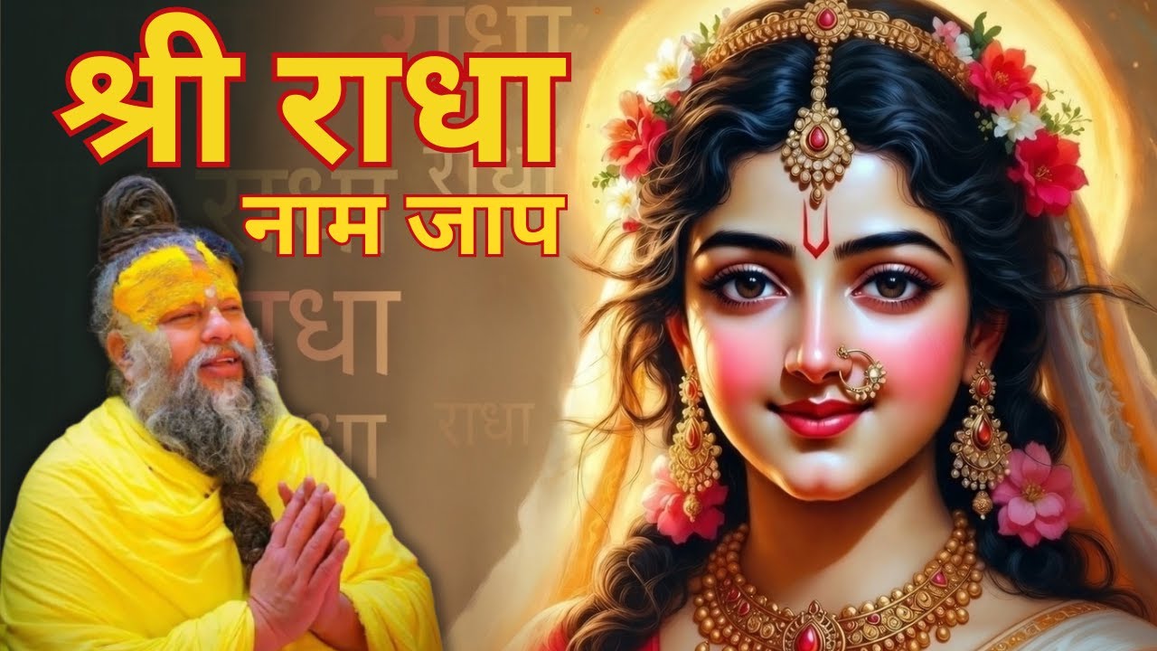 श्री राधा श्री राधा नाम जाप 1008 बार | Radha Rani Dhun | Premanand Ji Maharaj I राधा नाम जाप