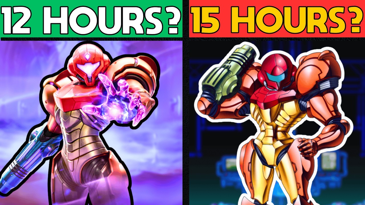 How Long It REALLY Takes to Beat Every Metroid Game