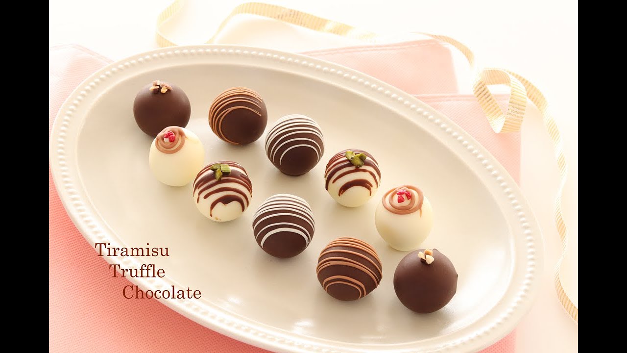 Tiramisu truffle chocolate Recipe：ティラミストリュフチョコレートの作り方｜OHISAMA-kitchen