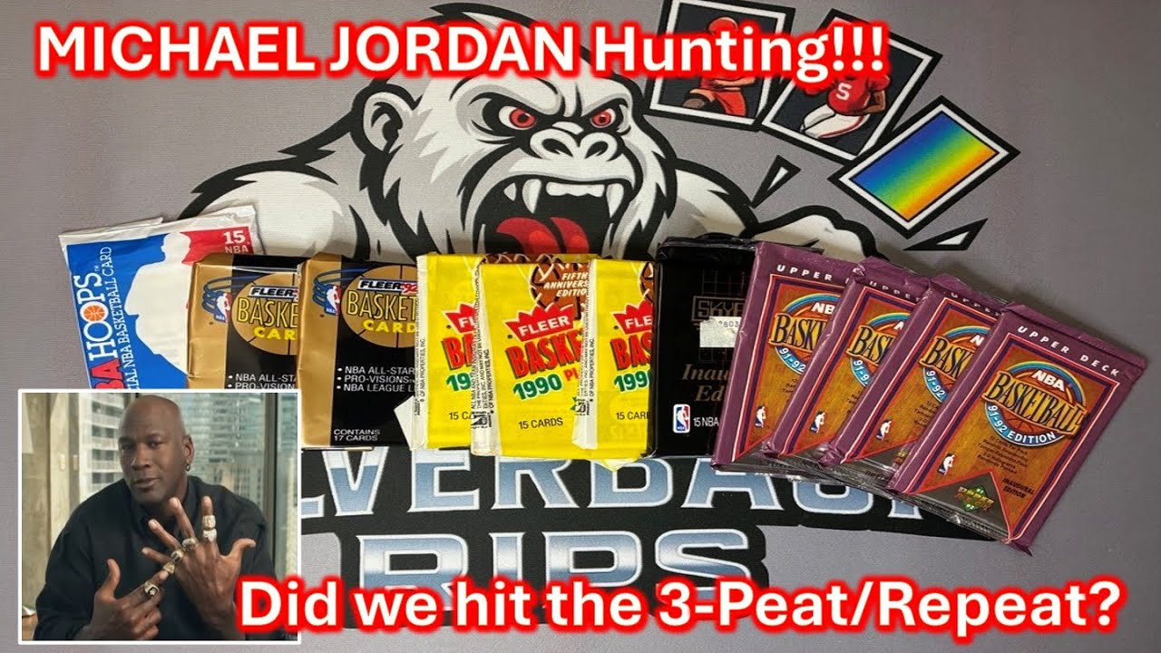 Jordan Hunting!!! Ripping early 90’s packs to see if we can pull any Michael Jordan cards!