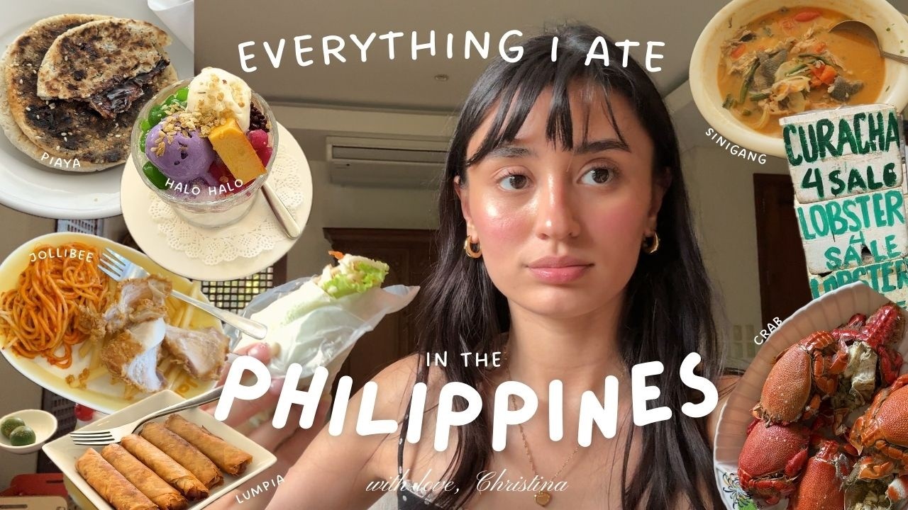 I Ate Every Filipino Dish I Could Find 🍧 (lumpia, halo halo, sinigang + more!)