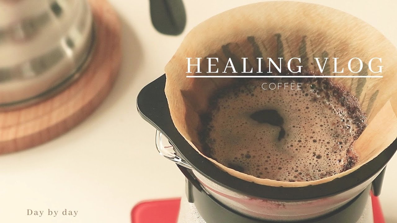 Unboxing & Making Drip Coffee with Hario V60 Drip in, Day by Day Healing Vlog