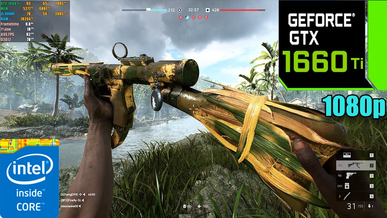 Battlefield 5 : GTX 1660 Ti 6GB ( Ultra Graphics )