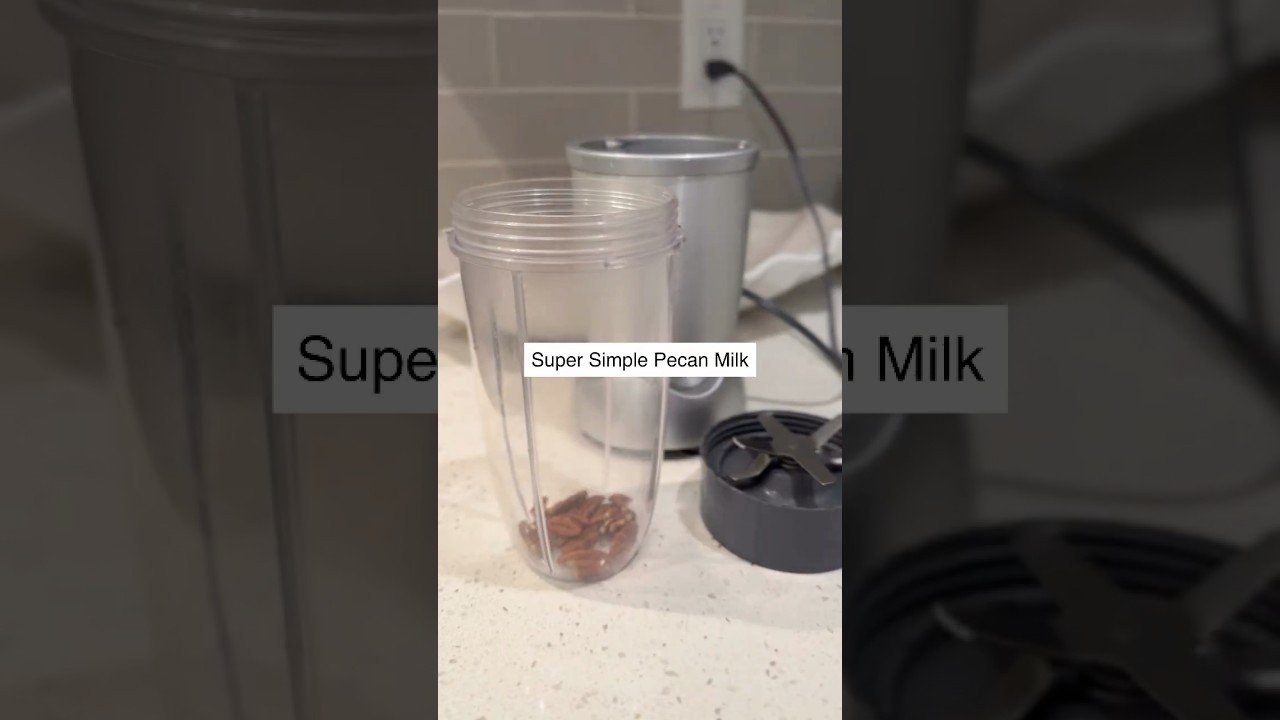Pecan Milk Recipe 😋 | Dairy Free Plant Based Swap
