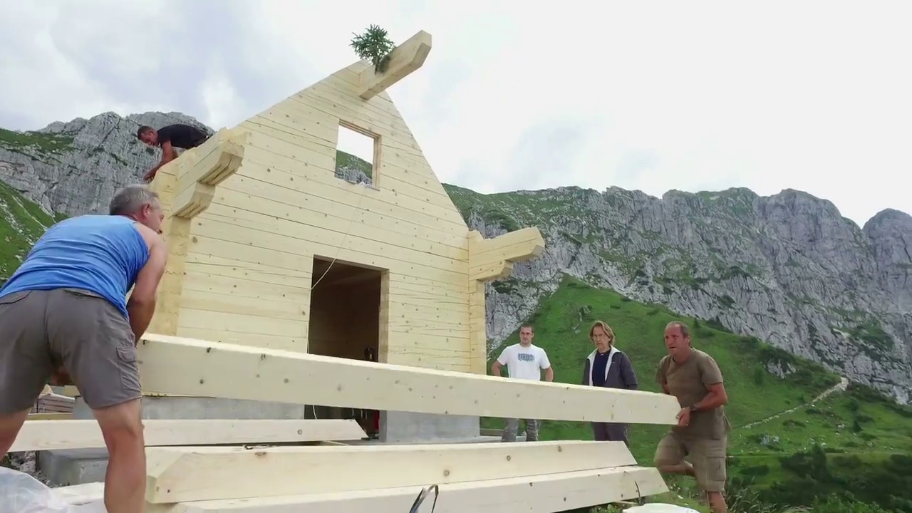 NUOVO BIVACCO BIANCHI VAL ALBA - BIO COSTRUZIONI