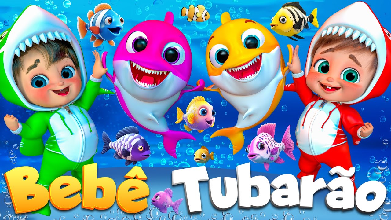 Bebê Tubarão no Dia de Sol @SuperLucaPortugues #rimasinfantis #musicasinfantis