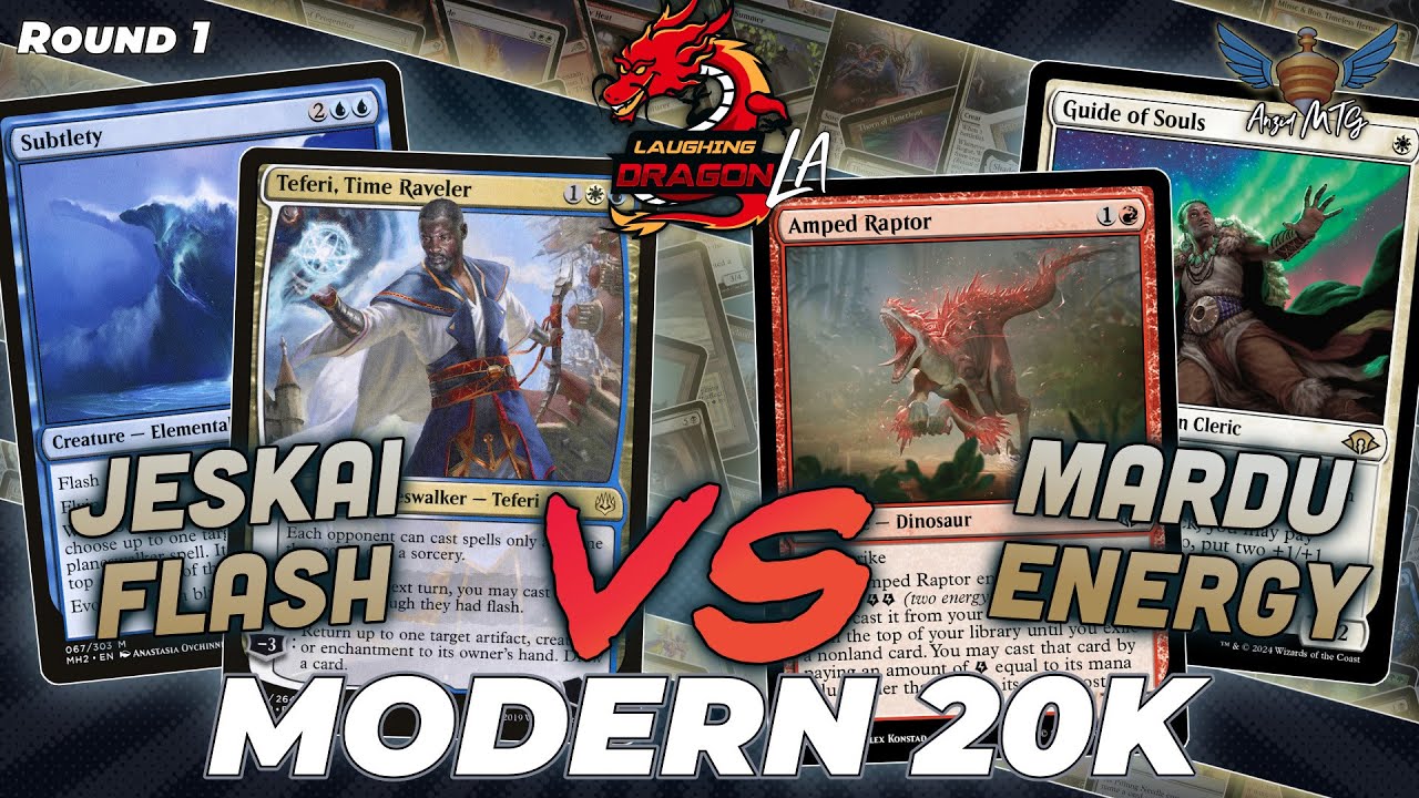 Esper Flash vs Mardu Energy | MTG Modern | MXP Los Angeles Modern 20k | Round 1