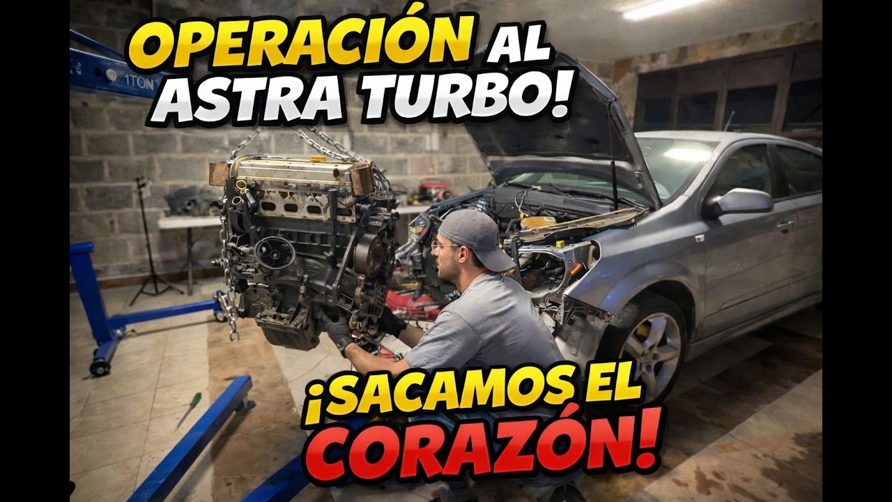 Cirugía mayor al Astra 2.0 Turbo 🔥 Motor y caja afuera