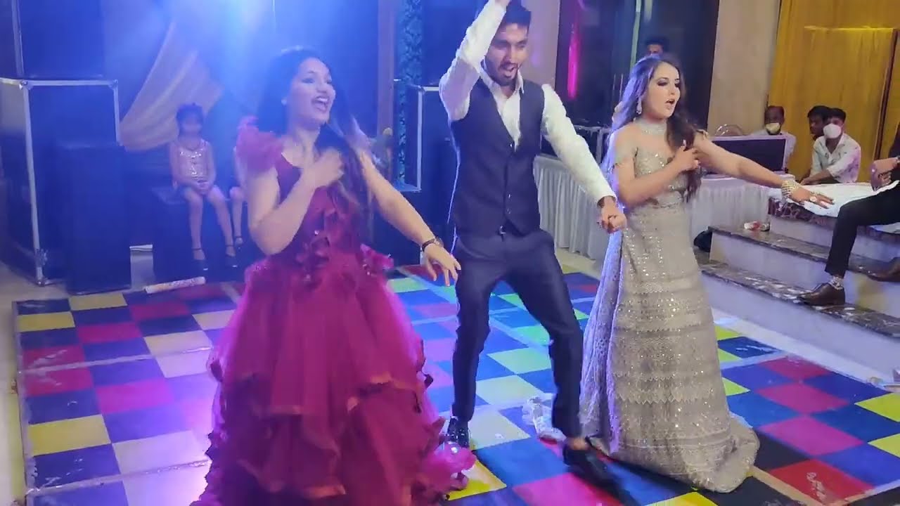 sisters engagement dance