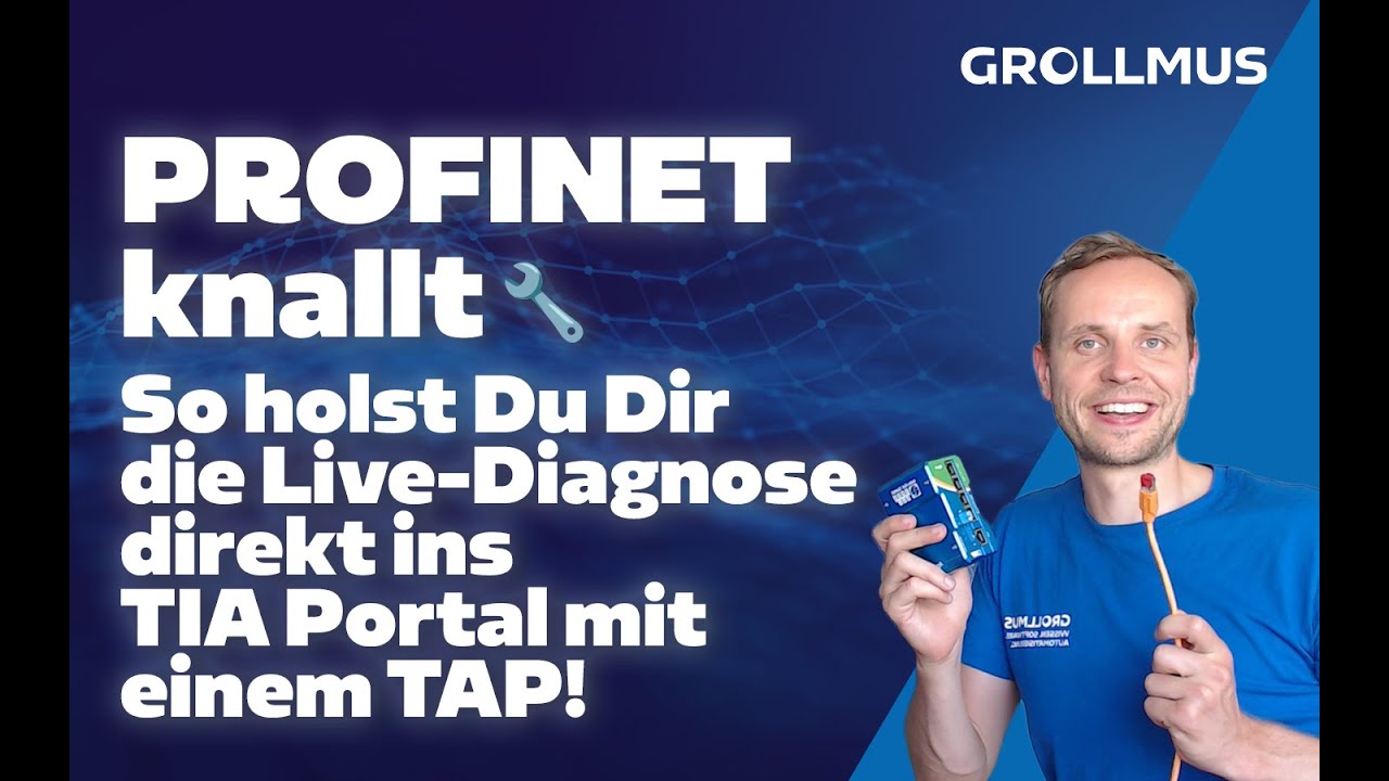 PROFINET Netzwerkgiagnos mit einem TAP im TIA Portal
