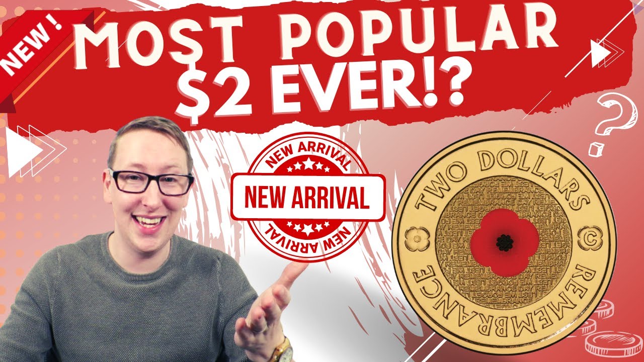 2022 Red Poppy Coloured $2 Coin - The Worlds Most Popular Coloured $2 Strikes AGAIN!