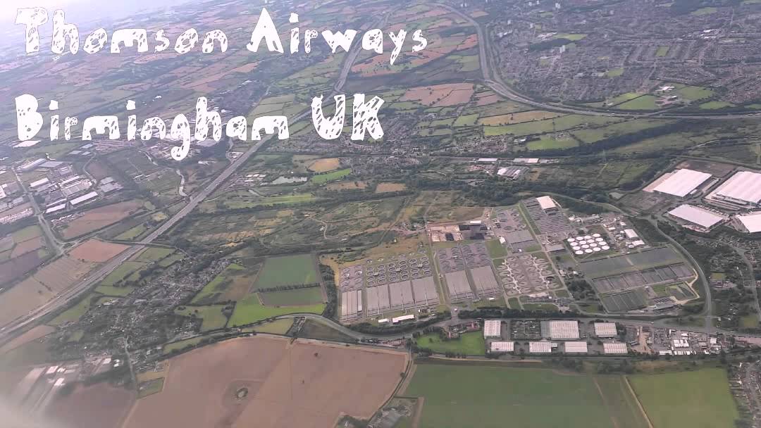 Take off from Birmingham International Airport