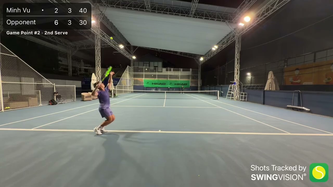 Battling out a 4.5 on this insanely fast court. Highlights vs Cong Tran 01/07/2026 (2-6 6-7)