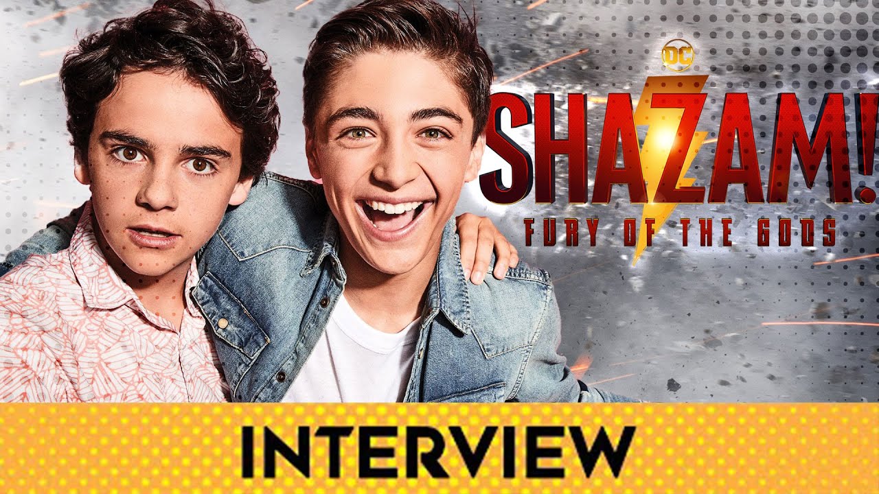 Shazam Stars Asher Angel & Jack Dylan Grazer Talk Dream DC Team-Ups