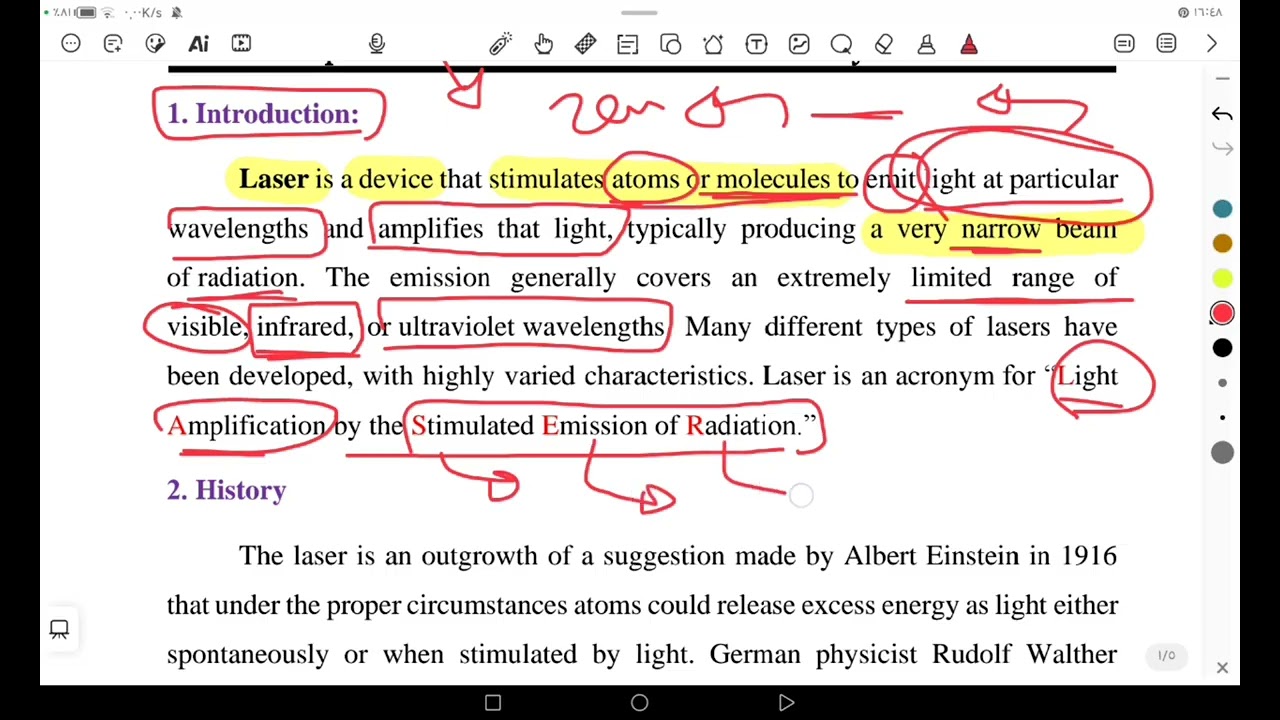 Laser Principles مرحله اولى