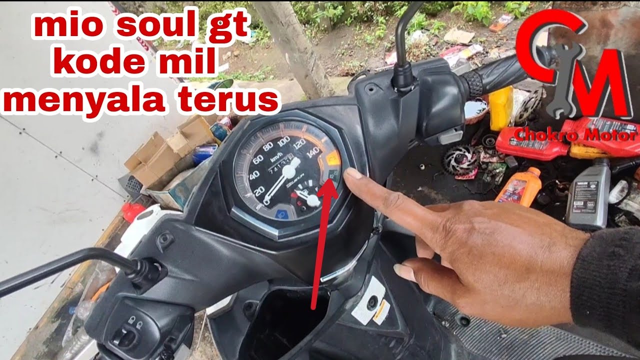 mio soul Gt kode mil menyala terus (MUDAH SAJA)