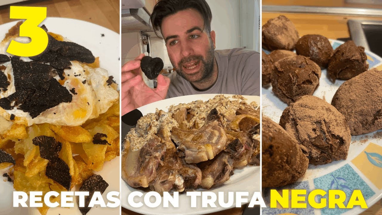 3 Recetas con TRUFA NEGRA para Soprender en Casa!🍽️ ok