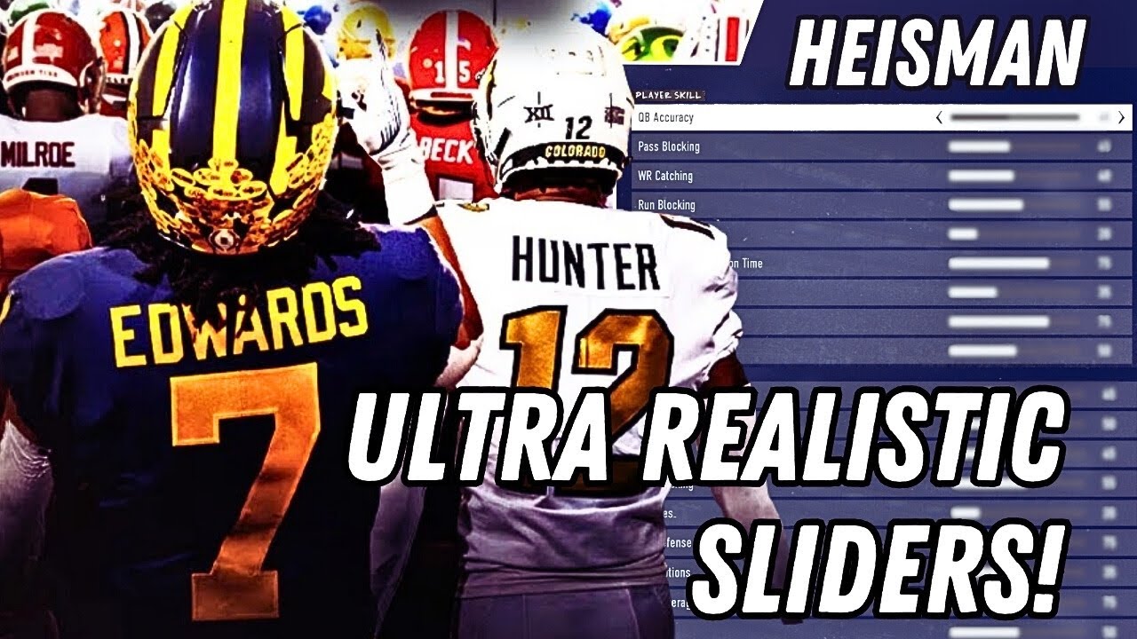 The Most REALISTIC Dynasty Mode Sliders for Heisman Difficulty | EA Sports College Football 25