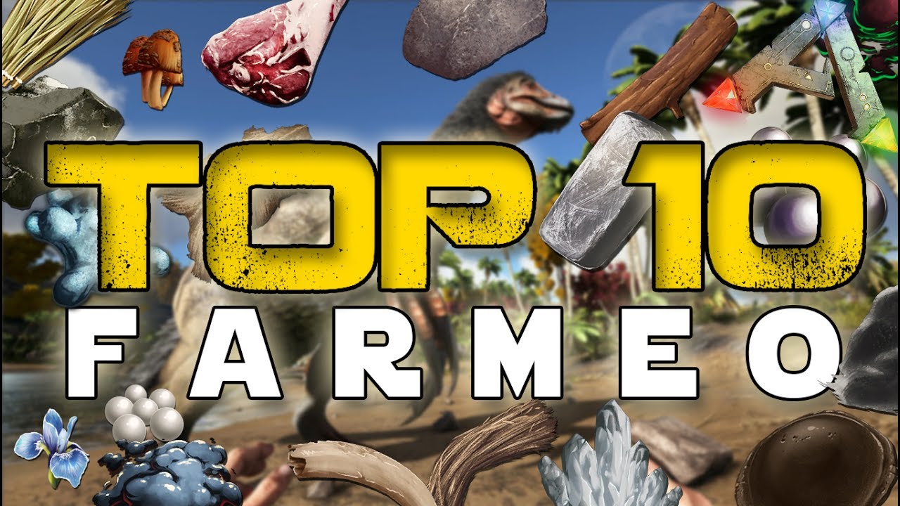 Top 10 ARK | Mejores DINOS Para FARMEAR [PC/PS4/XBOXONE] (+ cómo tamearlos) // ARK SURVIVAL EVOLVED