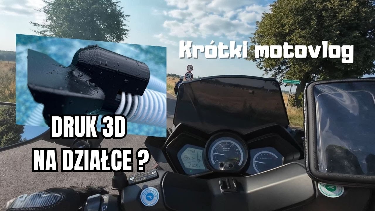 Odkurzacz basenowy z drukarki 3D i krótka trasa na działkę 38.