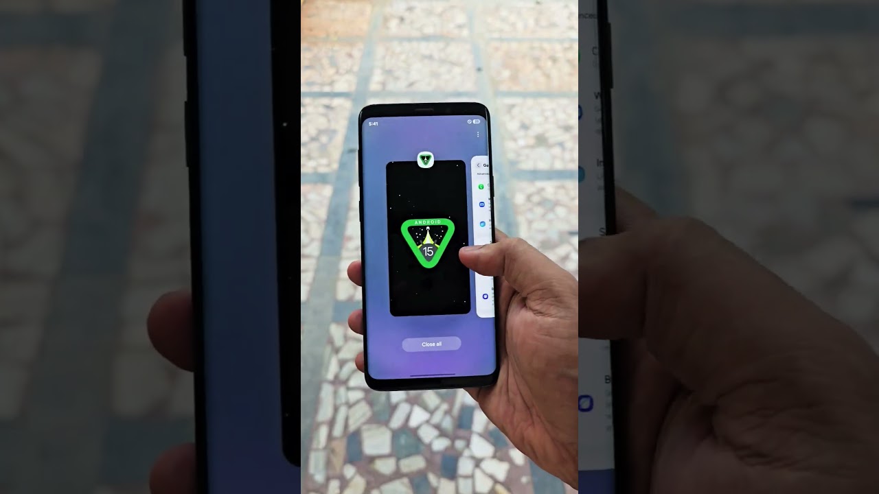 One UI 7 on Galaxy S9 😍🔥 #samsung #galaxy #galaxys9 #android