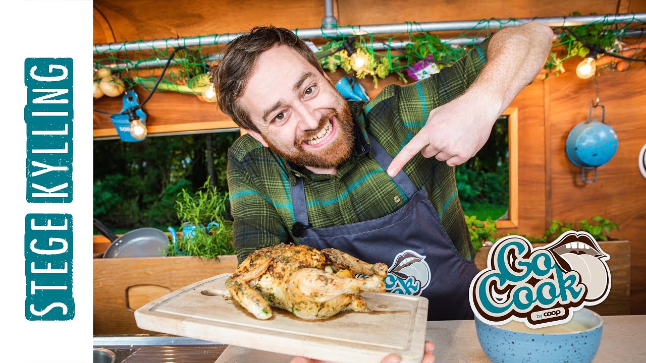 Sådan steger du en HEL KYLLING i ovnen | GoCook by Coop