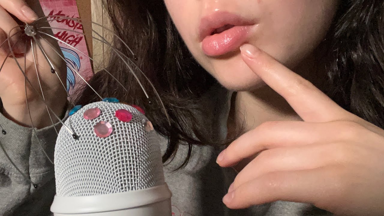 ASMR IN YOUR BRAIN ~ Deep Microphone Triggers + Stuttering Trigger Words