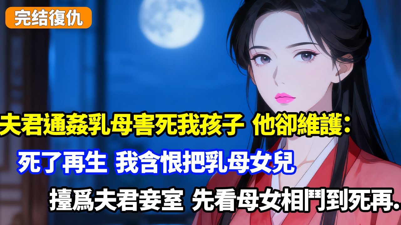 夫君通姦乳母害死我孩子，他卻維護：死了再生，我含恨把乳母女兒，擡爲夫君妾室，先看母女相鬥到死再...#小说#漫画#复仇
